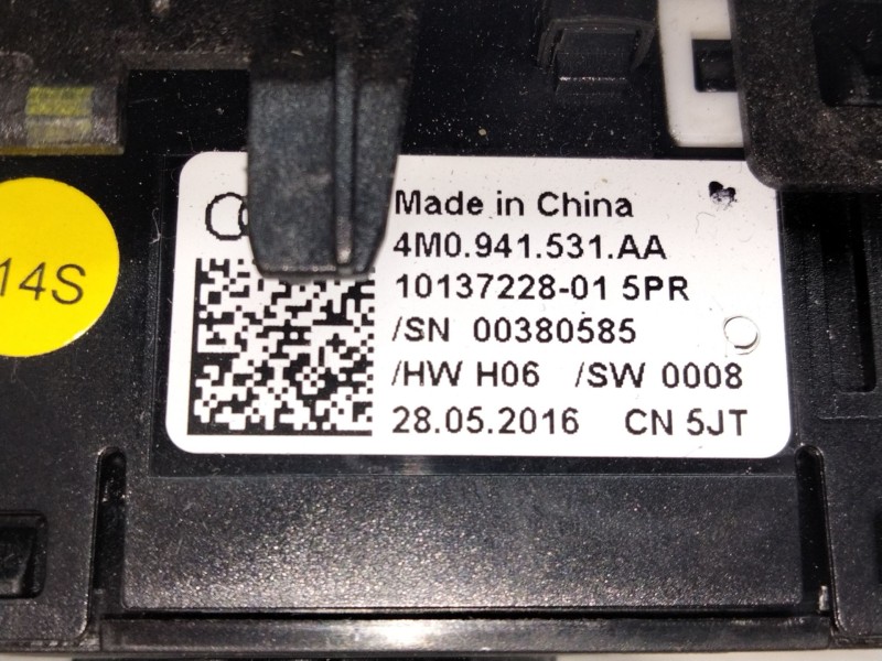 Recambio de mando luces para audi a4 berlina (8w2) 2.0 16v tdi referencia OEM IAM 4M0941531AA  