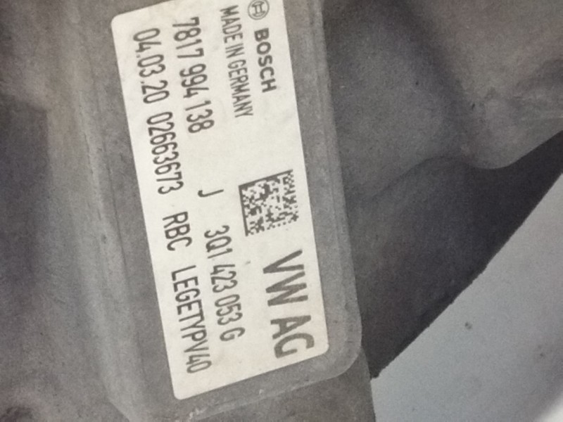 Recambio de caja direccion electrica para seat ateca (kh7) referencia OEM IAM 3Q1423053G  