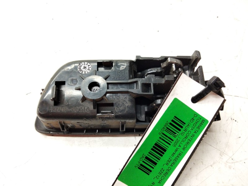 Recambio de maneta interior trasera derecha para toyota corolla verso (zer_, zze12_, r1_) 2.2 d-4d (aur10_) referencia OEM IAM 6