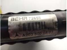 Recambio de radiador agua para mercedes-benz clase c (w203) c 180 kompressor (203.046) referencia OEM IAM A203500503   2