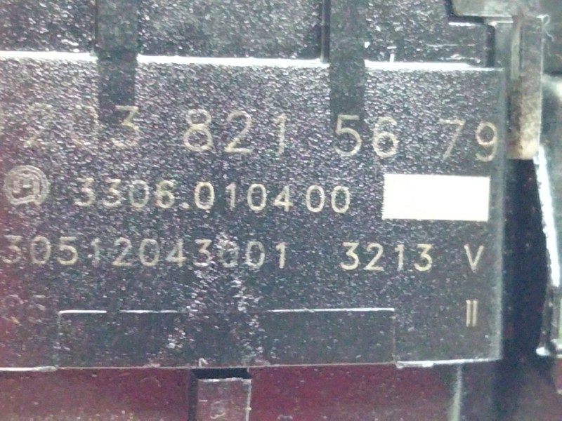 Recambio de mando multifuncion para mercedes-benz clase c (w203) c 180 kompressor (203.046) referencia OEM IAM 2038215679  