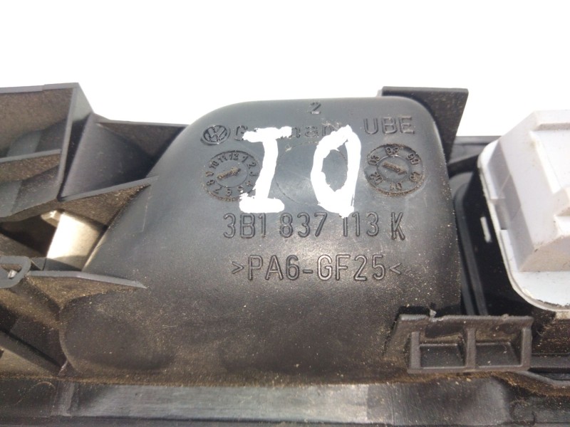 Recambio de maneta interior delantera izquierda para volkswagen golf iv (1j1) 1.8 t referencia OEM IAM 3B1837118K  