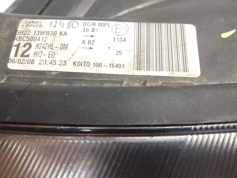 Recambio de faro izquierdo para land rover discovery v6 td hse referencia OEM IAM 5H2213W030KA  