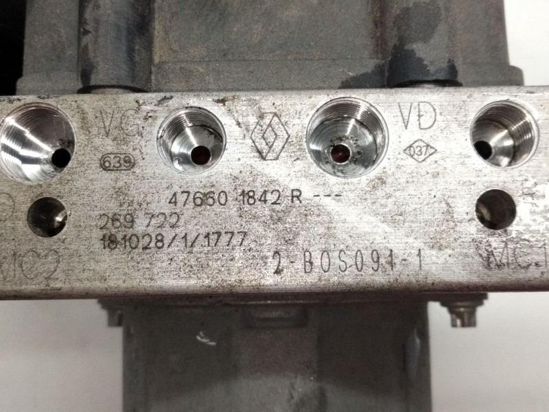 Recambio de abs para renault clio iv (bh_) 0.9 tce 90 lpg referencia OEM IAM 476601842R  