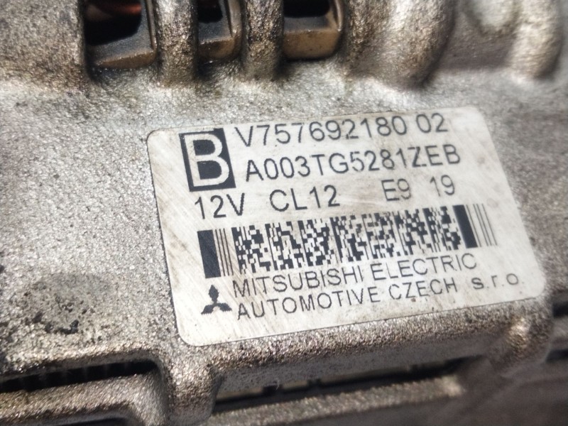 Recambio de alternador para peugeot 308 i (4a_, 4c_) 1.6 16v referencia OEM IAM V75869218002 A003TG5281ZEB 