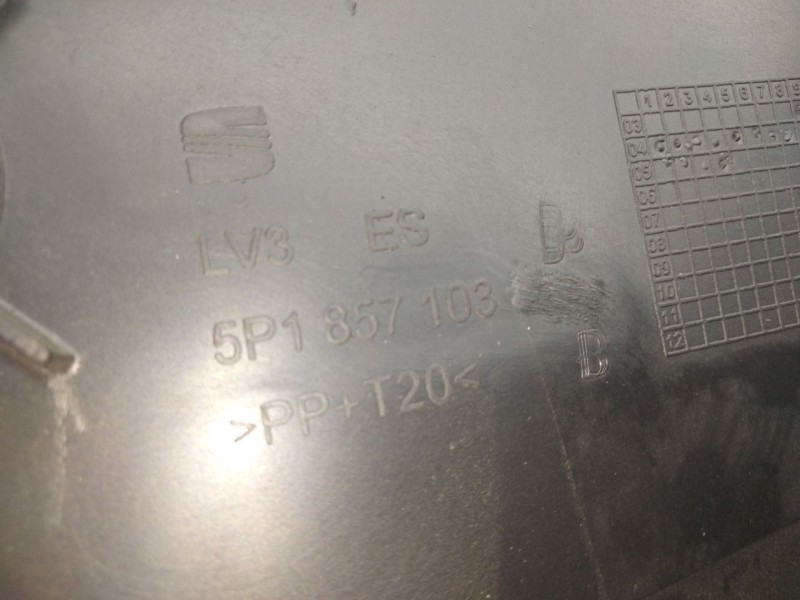 Recambio de guantera para seat toledo iii (5p2) 2.0 tdi 16v referencia OEM IAM 5P1857103  