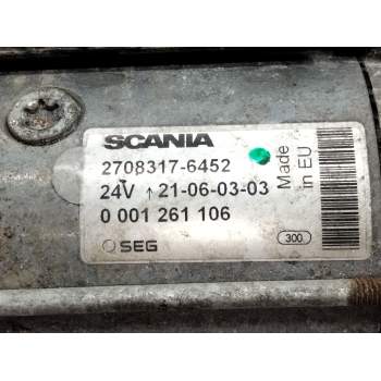 Recambio de motor arranque para scania serie p/g/r (l-clase) referencia OEM IAM 27083276452  