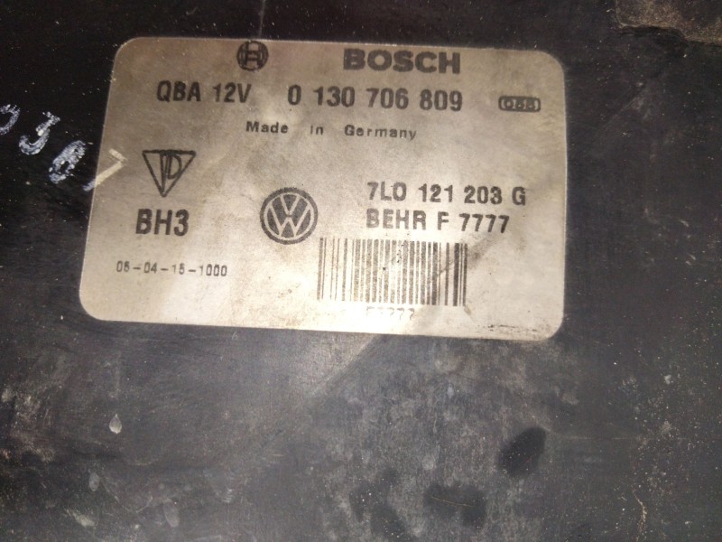 Recambio de electroventilador para volkswagen touareg (7l6) 3.0 v6 tdi dpf referencia OEM IAM 7L0121203G 0230706809 