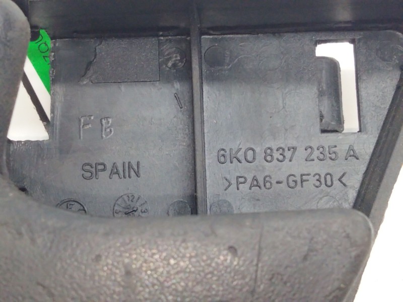 Recambio de maneta interior delantera izquierda para seat cordoba (6k1, 6k2) 1.6 i referencia OEM IAM 6K0837235A  