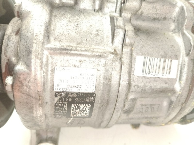 Recambio de compresor aire acondicionado para seat leon (5f1) 2.0 tdi referencia OEM IAM Q0816803D  