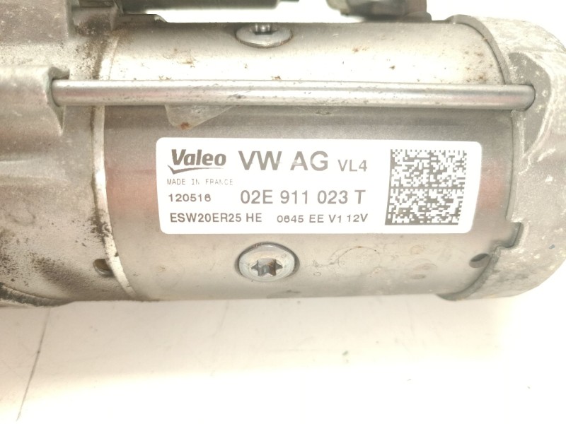 Recambio de motor arranque para seat leon (5f1) 2.0 tdi referencia OEM IAM 02E911023T  