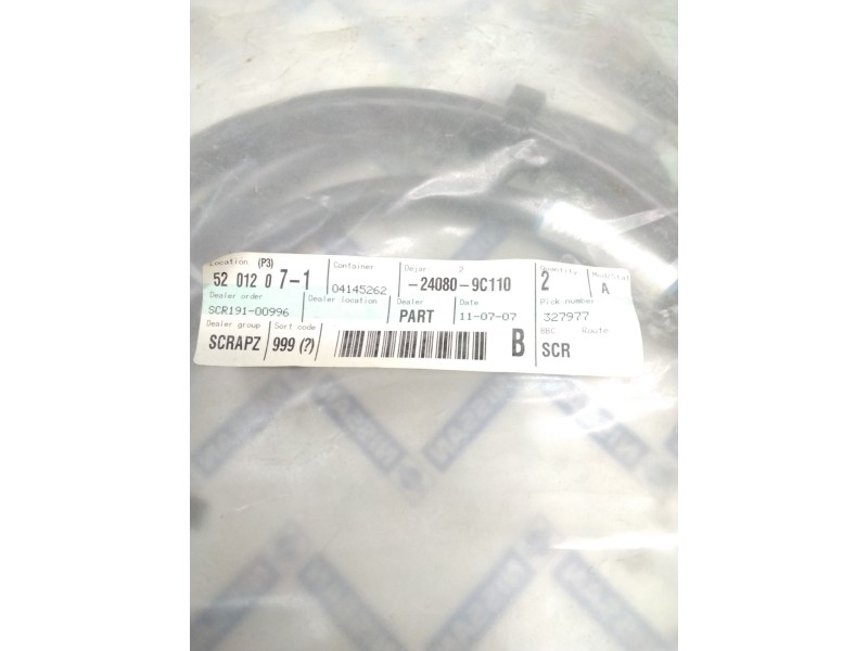 Recambio de cable negativo de bateria para nissan serena (c23) 2.0 referencia OEM IAM 240809C110  