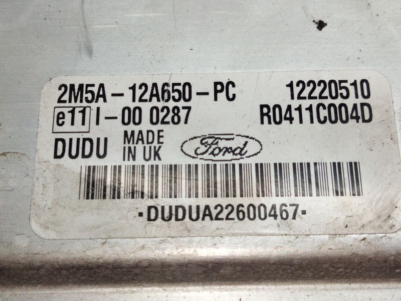 Recambio de centralita motor uce para ford focus berlina (cak) 1.8 tdci turbodiesel cat referencia OEM IAM 2M5A12A650PC  