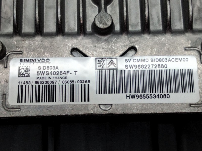 Recambio de centralita motor uce para peugeot 407 2.0 16v hdi fap referencia OEM IAM 96622272880  