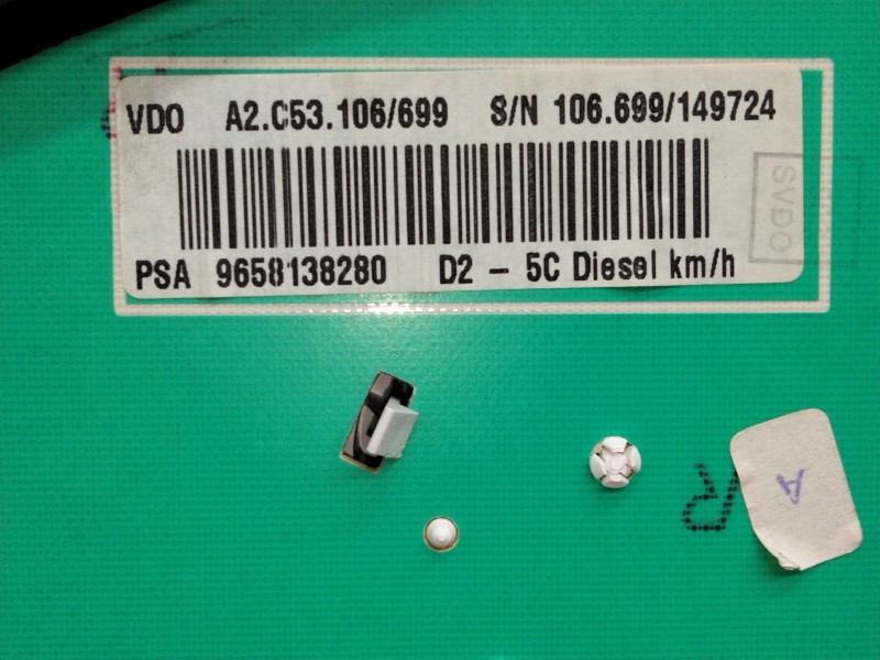Recambio de cuadro instrumentos para peugeot 407 2.0 16v hdi fap referencia OEM IAM 9658138280  