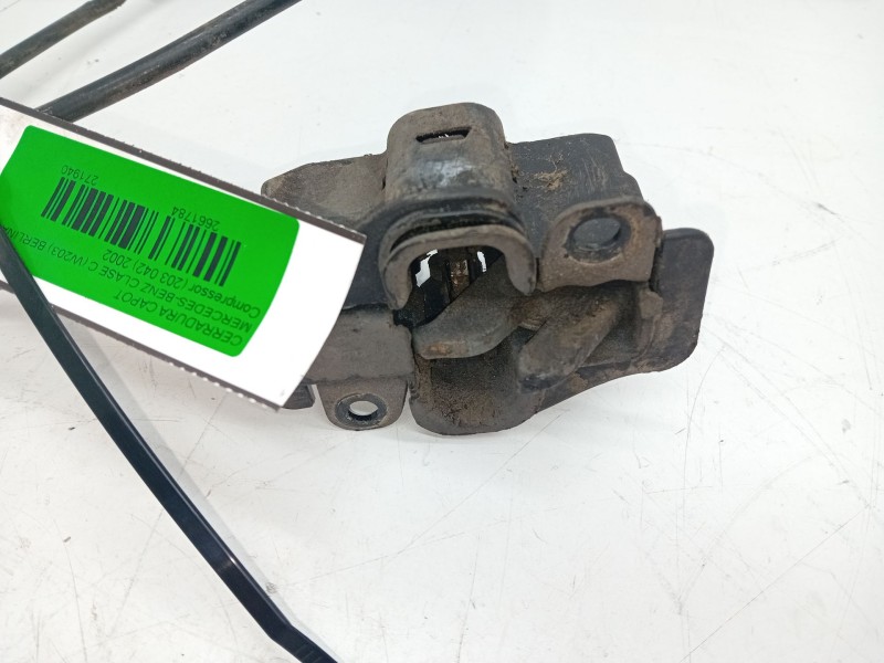 Recambio de cerradura capot para mercedes-benz clase c (w203) berlina 200 compressor (203.042) referencia OEM IAM   