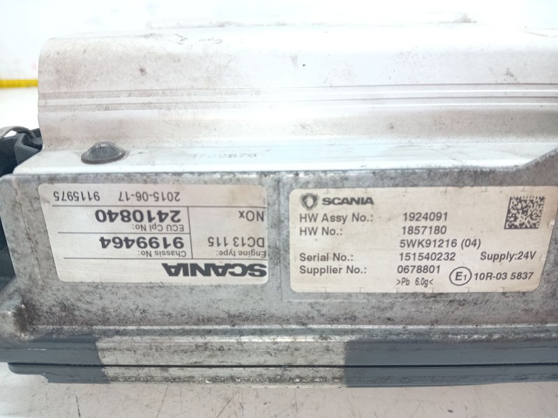 Recambio de centralita motor uce para scania serie p/g/r (l-clase) referencia OEM IAM 2410840  