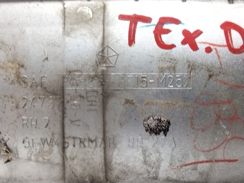 Recambio de maneta exterior trasera derecha para jeep grand cherokee ii (wj, wg) 2.7 crd 4x4 referencia OEM IAM 5FW4STRMAB  