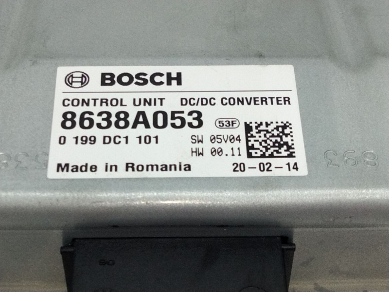 Recambio de unidad control para mitsubishi space star (a00) 1.2 referencia OEM IAM 8638A054  