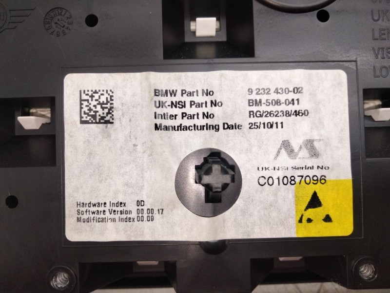 Recambio de cuadro instrumentos para mini mini countryman (r60) cooper d referencia OEM IAM 923243002  