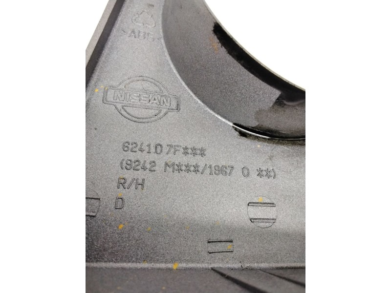 Recambio de cerquillo faro derecho para nissan terrano/terrano.ii (r20) 2.7 turbodiesel referencia OEM IAM  GRIS 