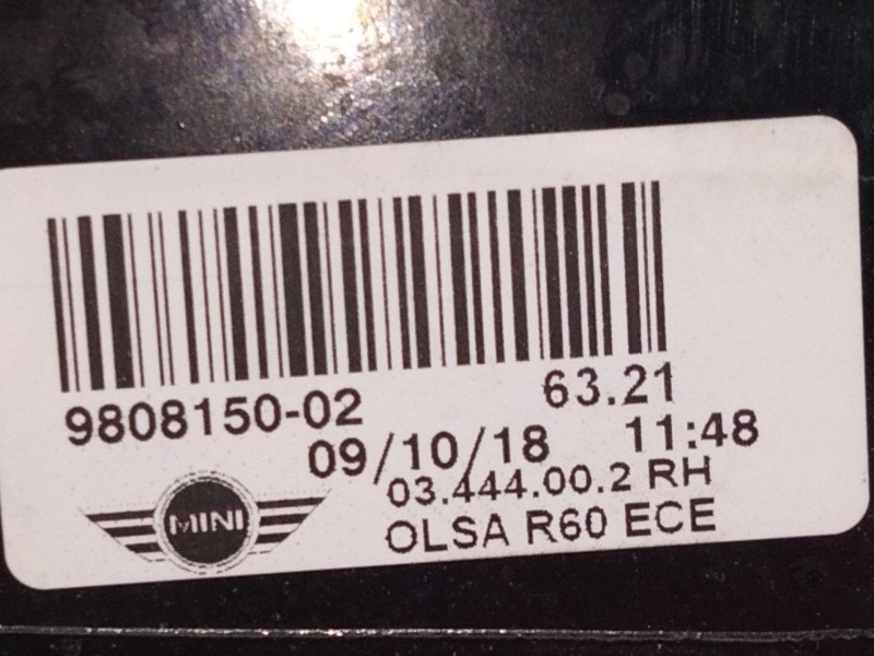 Recambio de piloto trasero derecho para mini mini countryman (r60) cooper d referencia OEM IAM 980815002  