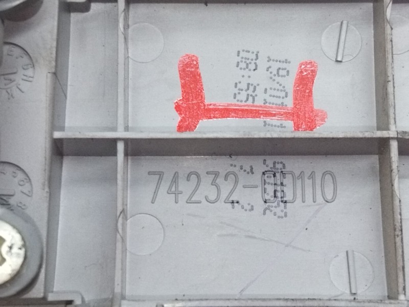 Recambio de mando elevalunas delantero izquierdo para toyota yaris (_p13_) 1.4 d (nlp130_) referencia OEM IAM 742320D110  