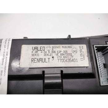 Recambio de mando calefaccion aire acondicionado para renault scenic dci century referencia OEM IAM 77004355401  
