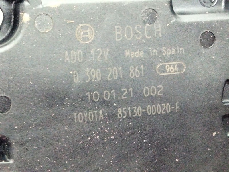 Recambio de motor limpia delantero para toyota yaris (_p13_) 1.4 d (nlp130_) referencia OEM IAM 851300D020 0390201861 