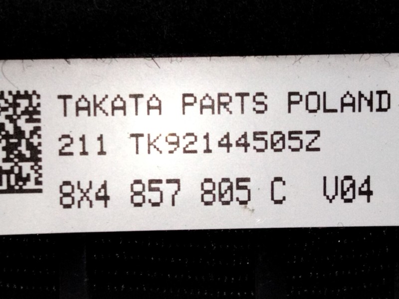 Recambio de cinturon seguridad trasero izquierdo para audi a1 (8xk) 1.0 tfsi referencia OEM IAM 8X4857805C  