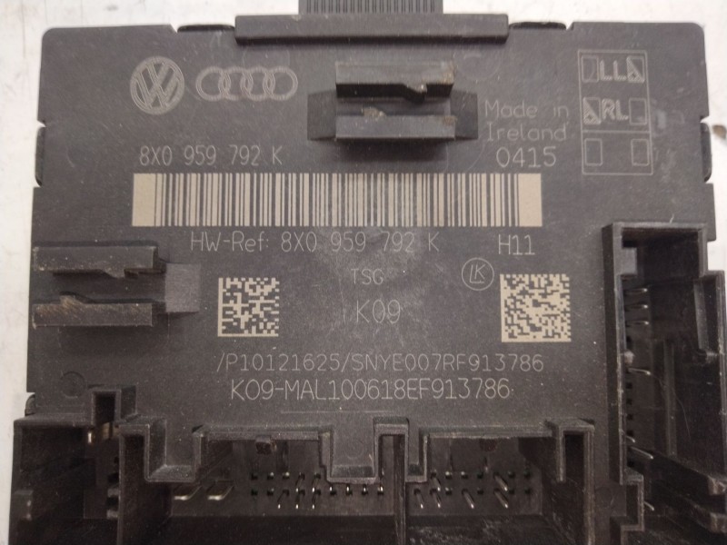 Recambio de modulo control puerta para audi a1 (8xk) 1.0 tfsi referencia OEM IAM 8X0958792K  