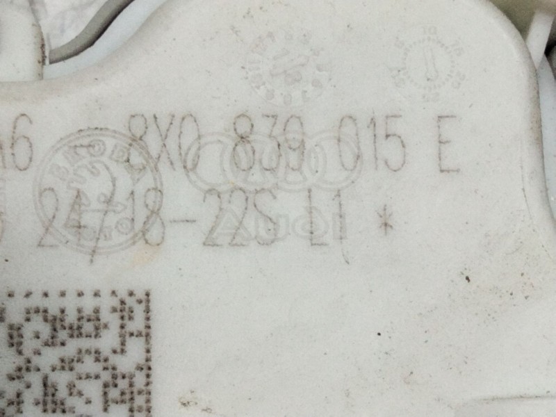 Recambio de cerradura puerta trasera izquierda para audi a1 (8xk) 1.0 tfsi referencia OEM IAM 8X0839015E  