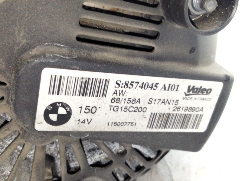 Recambio de alternador para toyota auris referencia OEM IAM 8574045  