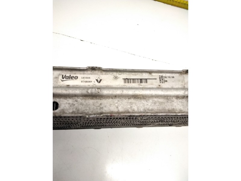 Recambio de intercooler para nissan interstar mod. 04 (x70) 2.5 dci diesel cat referencia OEM IAM 874806M IA1305 VALEO