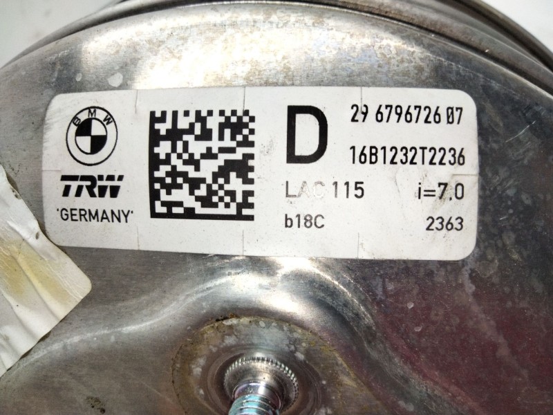 Recambio de servofreno para bmw 5 (f10) 520 d xdrive referencia OEM IAM 679672607  