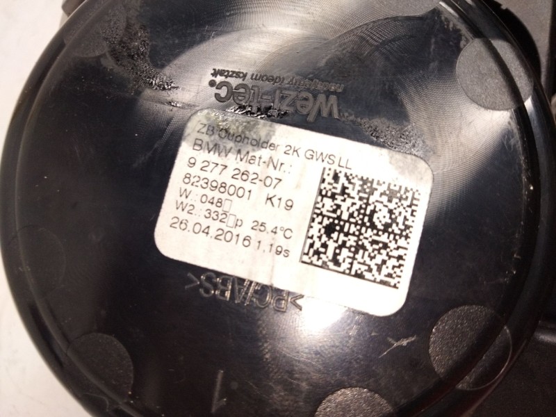 Recambio de portavasos para bmw 5 (f10) 520 d xdrive referencia OEM IAM 927726207  