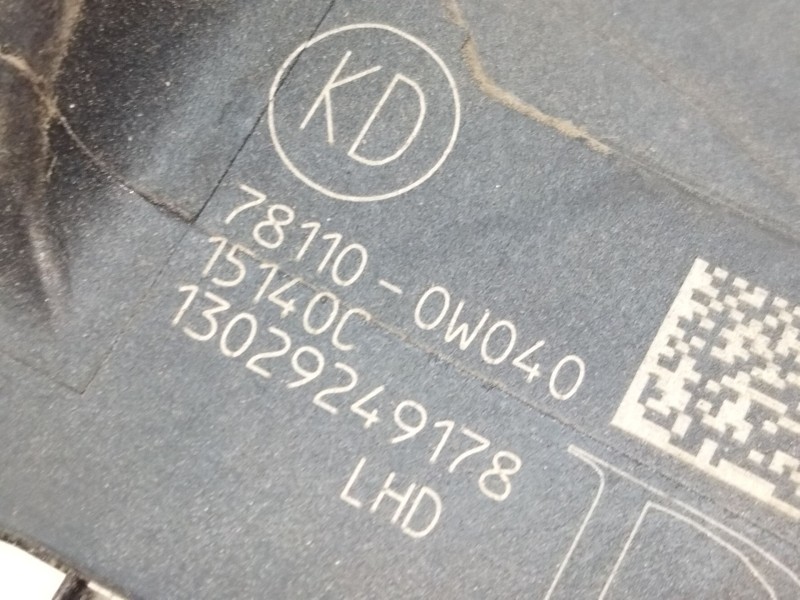 Recambio de pedal acelerador para toyota auris referencia OEM IAM 781100W040  