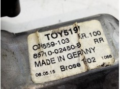Recambio de elevalunas trasero izquierdo para toyota auris referencia OEM IAM 8571002450B   2
