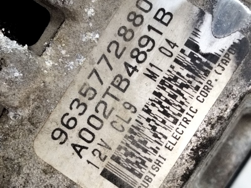 Recambio de alternador para suzuki vitara se/sv (et) 2.0 turbodiesel cat referencia OEM IAM 9635772880  