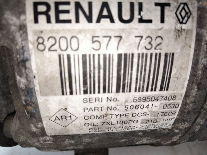Recambio de compresor aire acondicionado para nissan qashqai / qashqai +2 i (j10, nj10, jj10e) 2.0 dci referencia OEM IAM 820057
