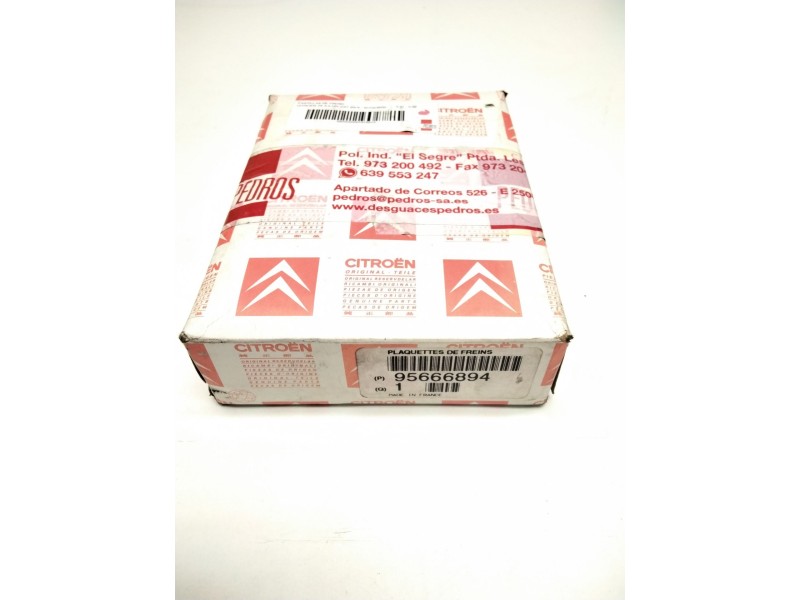 Recambio de pastillas de freno para citroën zx 2.0 16v cat (rfs / xu10j4rs) referencia OEM IAM 95666894 95666894 