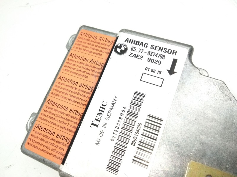 Recambio de centralita airbag para bmw 3 compact (e36) 316 i referencia OEM IAM 8374798  