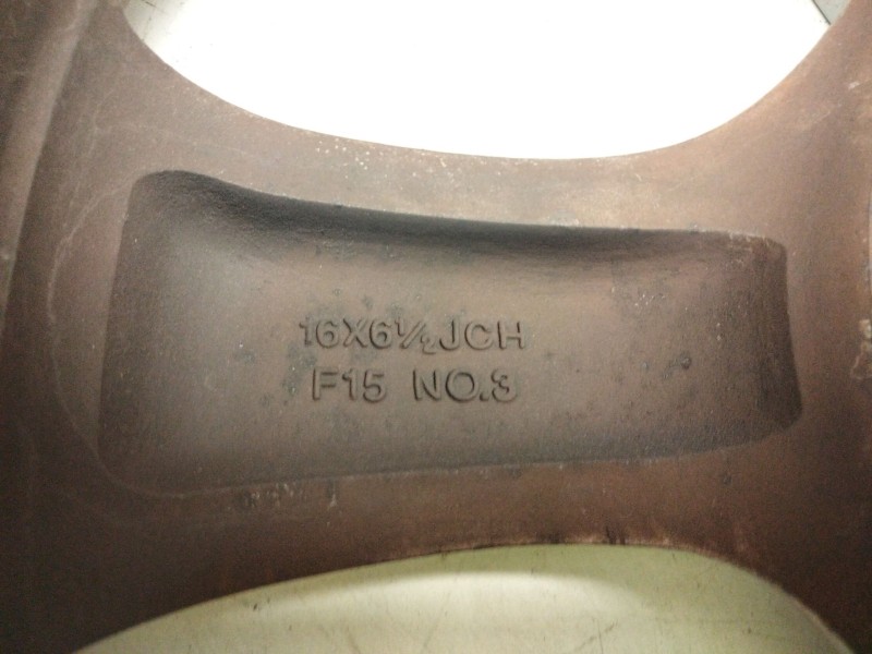 Recambio de llanta aluminio para mazda 3 (bk) 1.6 (bk14) referencia OEM IAM   