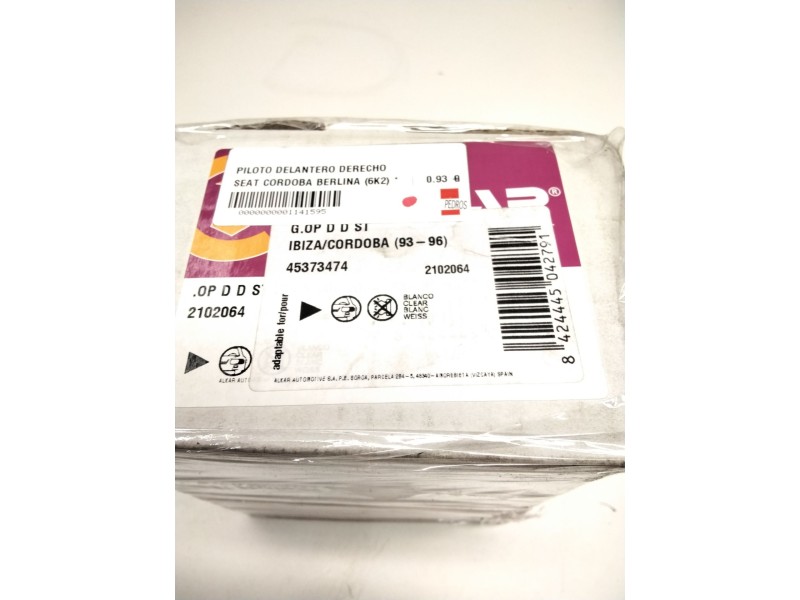 Recambio de piloto delantero derecho para seat cordoba berlina (6k2) referencia OEM IAM 45373474 2102064 ALKAR