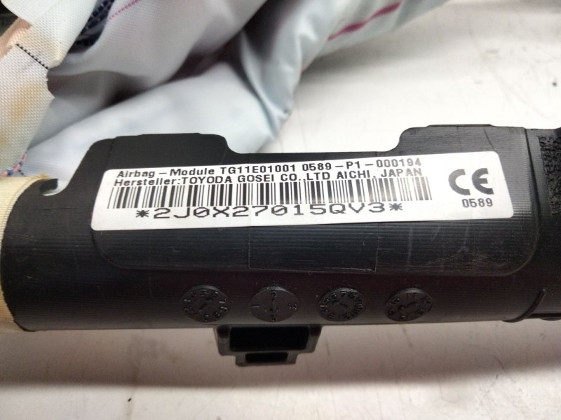 Recambio de airbag cortina delantero derecho para toyota auris referencia OEM IAM 0589P1000194  