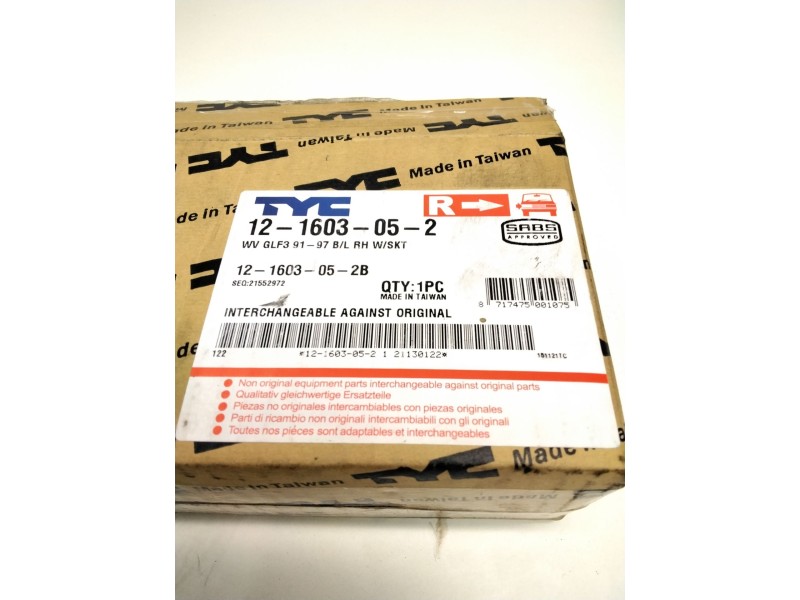 Recambio de piloto delantero derecho para volkswagen golf iii berlina (1h1) 2.0 16v referencia OEM IAM VW324013  