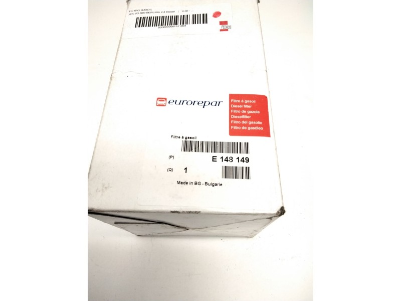Recambio de filtro gasoil para volvo s60 berlina 2.4 diesel referencia OEM IAM E148149 E148149 