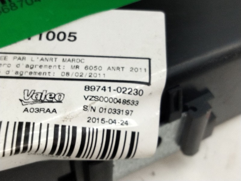 Recambio de modulo electronico para toyota auris referencia OEM IAM 8974102230  