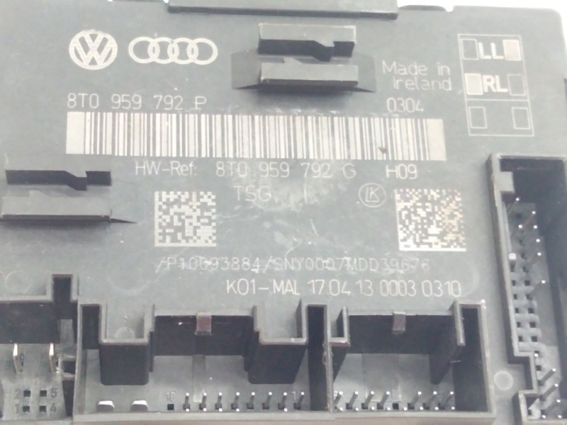 Recambio de modulo confort para audi a5 sportback (8t) 2.0 16v tdi referencia OEM IAM 8T0959792P  
