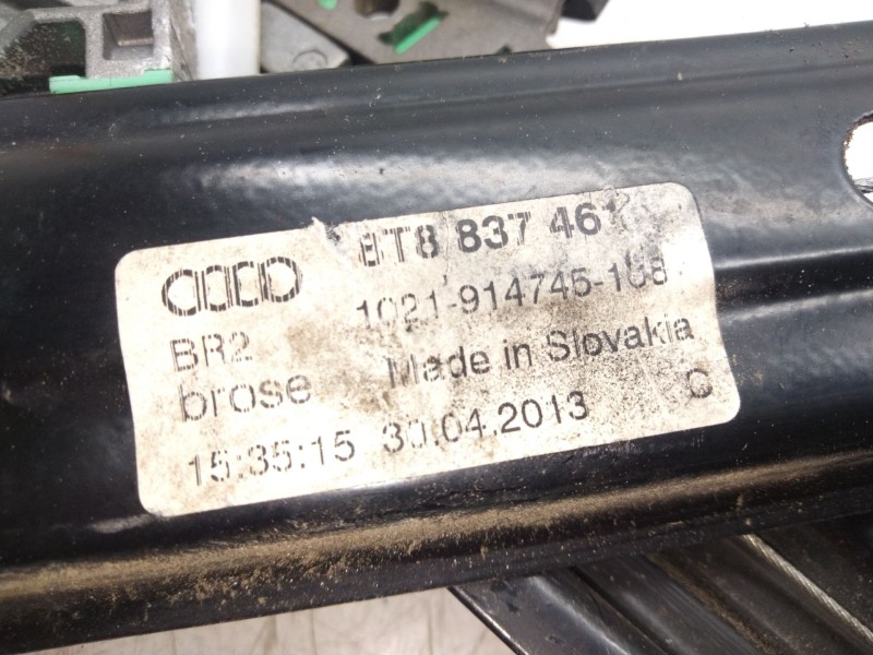 Recambio de elevalunas delantero izquierdo para audi a5 sportback (8t) 2.0 16v tdi referencia OEM IAM 8T8837461  